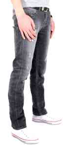DIESEL BELTHER 0673P - Herren Jeans Hose Grau